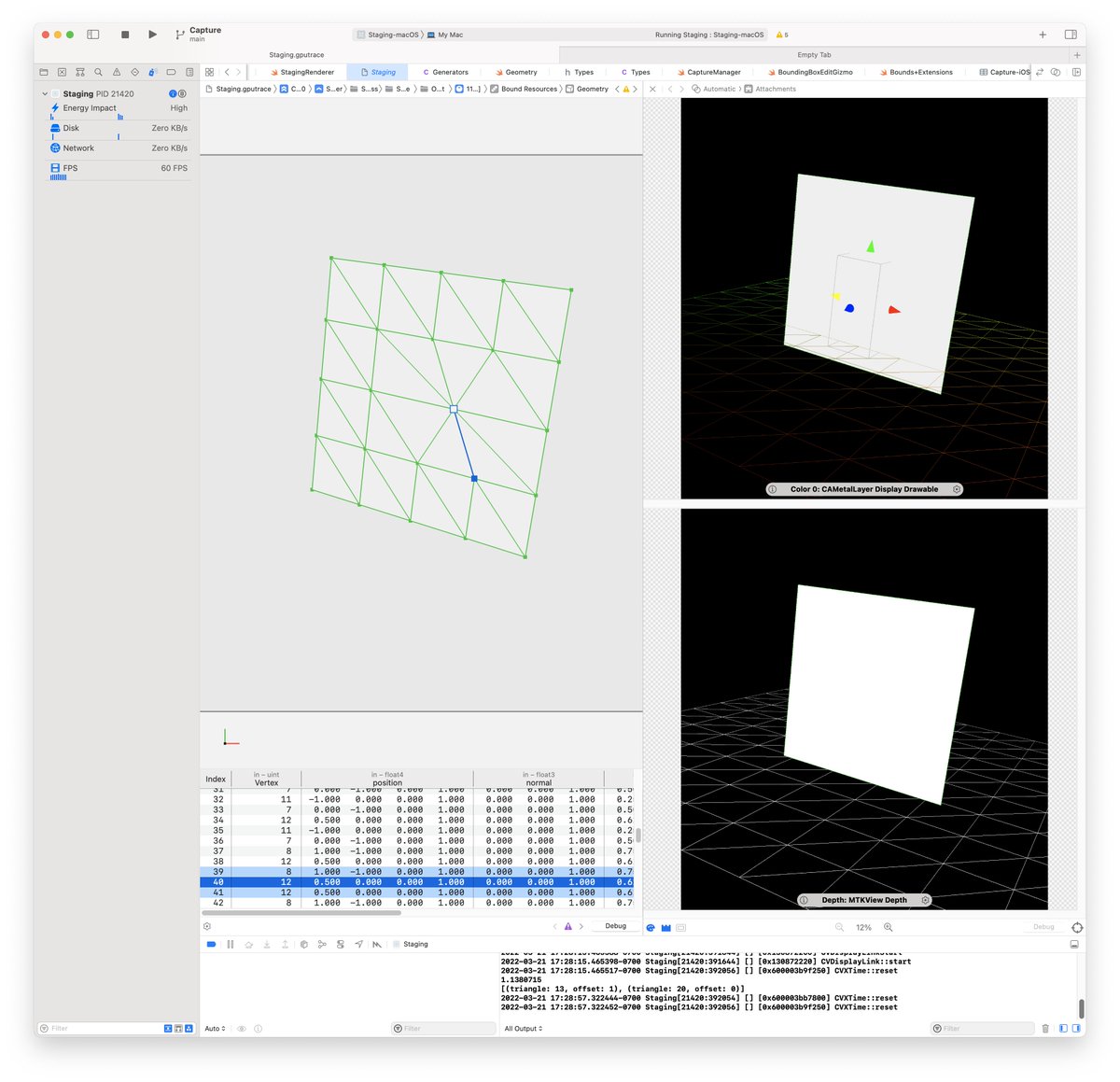 rezaali's tweet image. Very grateful for the team / persons that works (and worked) on the GPU Frame Debugger in Xcode, it has saved me so much time and is super well designed. 😍🤓👏 #metalapi THANK YOU