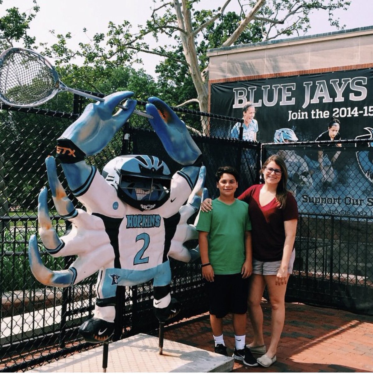 In 2015, I met up with <a href="/ryancohen02/">Ryan Cohen</a> to walk around <a href="/JohnsHopkins/">Johns Hopkins University</a> when he was in Baltimore for a lax tourney. Tomorrow, I get to see him on their field playing with <a href="/UMichLacrosse/">Michigan Men's Lacrosse</a> &amp; IM SO EXCITED! #GoBlue 〽️