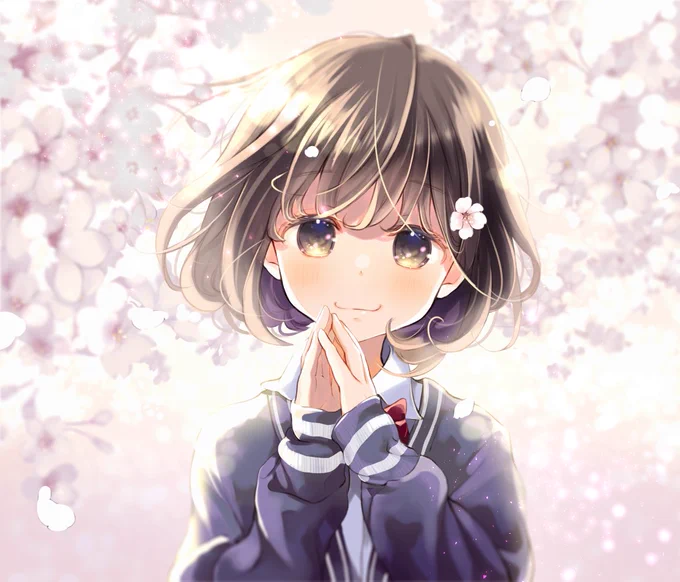 去年からずっと描いてる🌸 