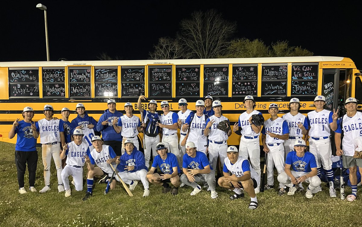 BH BASEBALL (@bhvbaseball) on Twitter photo Thank you to the bi-district champs, our Lady Eagle soccer team, for letting us use their playoff bus for our road-game tonight! We wish y’all the best of luck next week in area!!💙⚽️<a href="/BH_LadySoccer/">BHHSLadyEaglesSoccer</a> #keepworking #EFH Thank you to the bi-district champs, our Lady Eagle soccer team, for letting us use their playoff bus for our road-game tonight! We wish y’all the best of luck next week in area!!💙⚽️<a href="/BH_LadySoccer/">BHHSLadyEaglesSoccer</a> #keepworking #EFH
