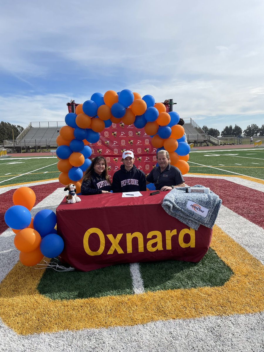 Ryan Fabian signs his letter of intent to continue his running career at Pepperdine University! Go Ryan and The Waves! <a href="/SoCalSuzanne/">Suzanne Speed</a> <a href="/Speed_Timing/">Speed Timing</a> <a href="/OHSboysCC/">OHScrosscountry</a> <a href="/OxnardAthletics/">Oxnard Athletics</a> <a href="/vcspreps/">VCS Preps</a> <a href="/OxnardHSASB/">Oxnard High's ASB</a>