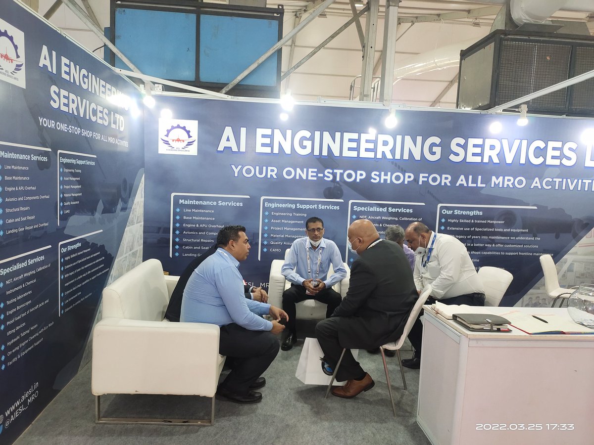 AIESL_MRO's tweet photo. Glimpse Wings India Exhibition Day-2
#wings India https://t.co/JtpSkbkWnz