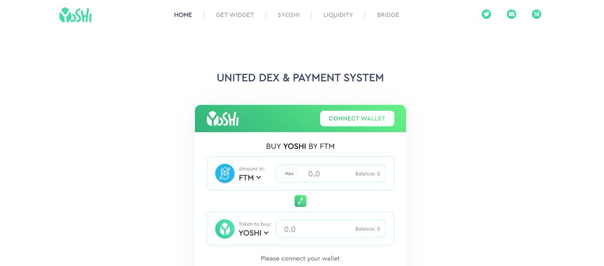 GuardianAudits's tweet photo. YoshiExchange $FTM Spotlight

@YoshiExchange is a DEX aggregator featuring:

🔵 Aggregated prices from popular DEX platforms such as SpookySwap and SushiSwap

🔵 Payments accepting card

🔵 Built-in online merchant shops

#Fantom #FantomSpace #FantomDeFi #FantomAlpha #FantomFND https://t.co/CJankfn3d6