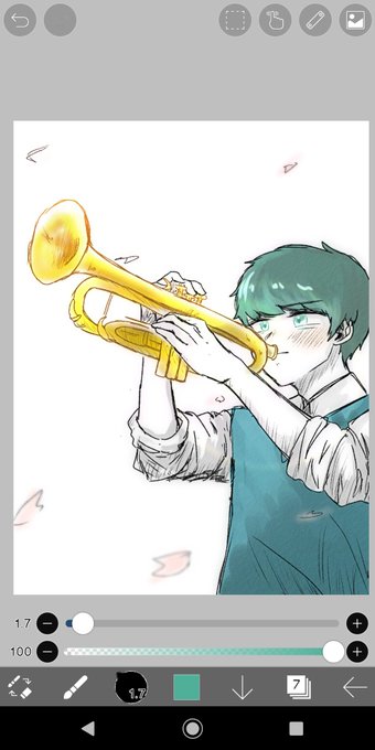 トランペットのtwitterイラスト検索結果