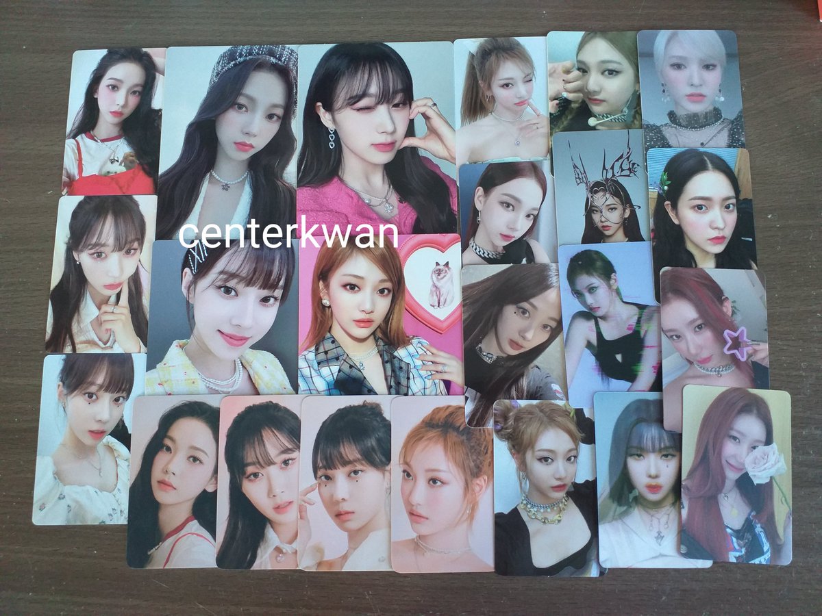 centerkwan's tweet photo. ic interest check itzy aespa red velvet

all onhand
set price: 4,880 + pf + sf
flexible dop
can look for kahati but will transact with 1 person lang

dm/reply if interested (also for pbd)

tags 4 exposure: wts lfb https://t.co/02CprbX4yl