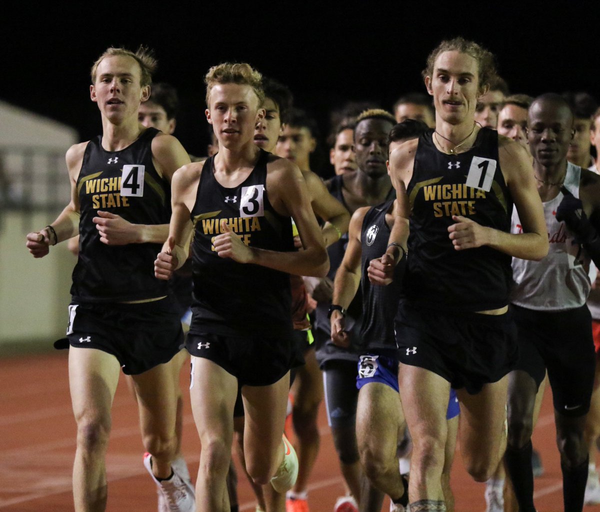 GoShockersTFXC's tweet image. Trey with the 3k W! Ben and Jackson finish 3, 5. #watchus