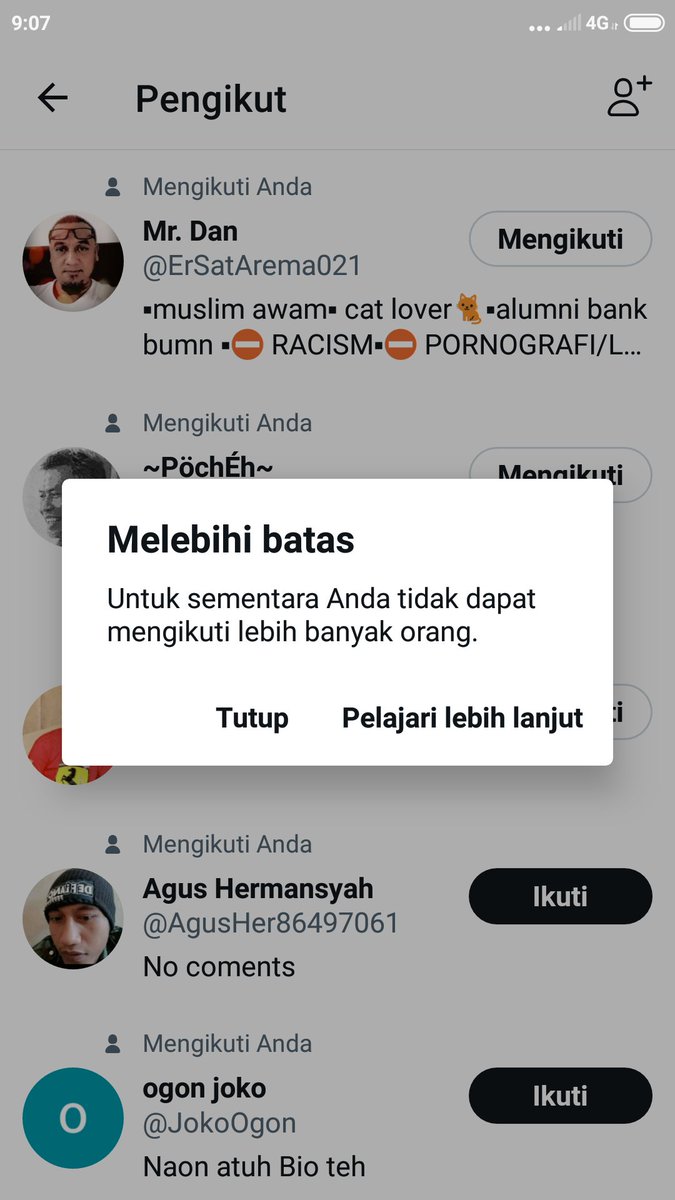 Masih juga kena setrap