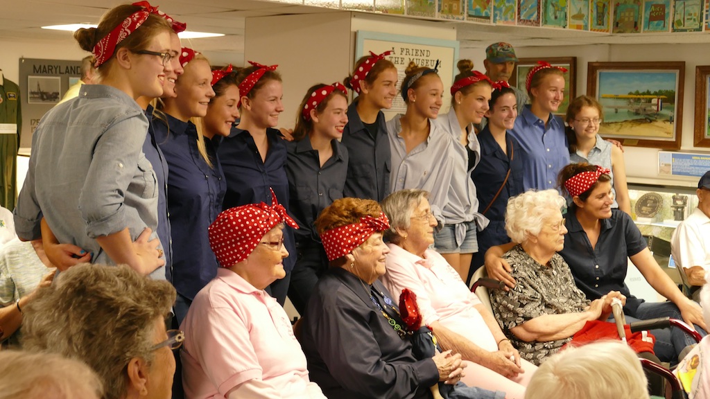 MdAirMuseum's tweet photo. Tomorrow the Museum remembers the women of WWII recognizing National Rosie the Riveter Day from 1 to 3pm. If you have a Rosie in your family please bring her! Do you have Rosie stories to share, come on over &amp; assist with keeping these ladies' stories alive for young generations. https://t.co/ZengxDzze8
