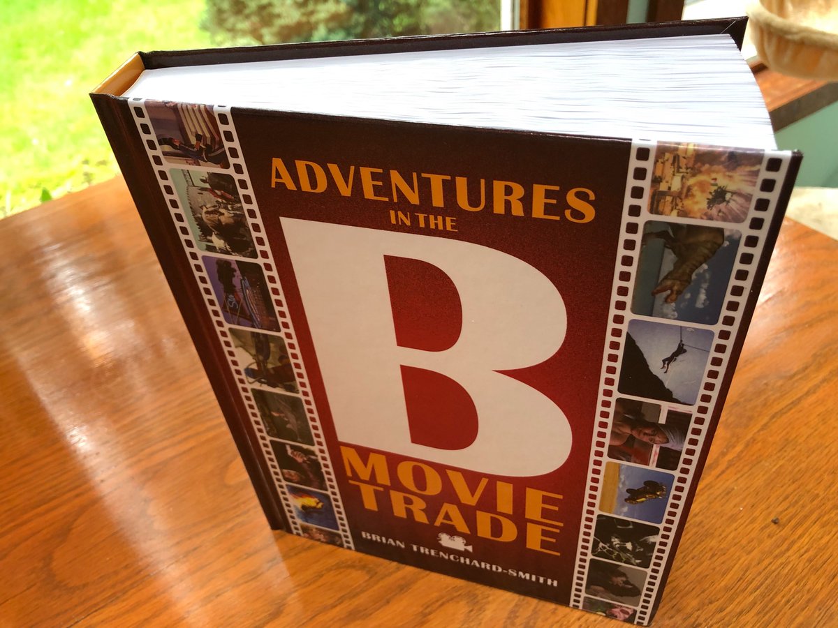 GENERALMURRAY's tweet photo. The  Hardcover Edition  of ADVENTURES IN THE B MOVIE TRADE, with 180 pictures in color now available from bookshops. I hope that Libraries, University Media Studies departments, and Film Schools world wide will add my memoirs to their shelves.  https://t.co/liSxqRaitP https://t.co/thMHen4KCr