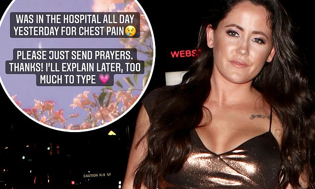 Teen Mom 2 star Jenelle Evans reveals she was rushed to hospital for chest pain and may have an autoimmune disorder: 'Please just send prayers' https://t.co/YMZwgQcvYE https://t.co/EdnjRbbTn6