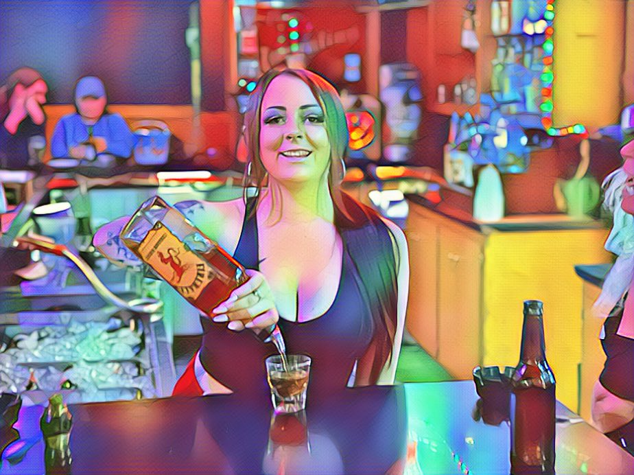 Kourteney knows how to pour a double on Fireball Friday! <a href="/Shootersbarnas1/">Shooters Sports Bar Nashville</a>