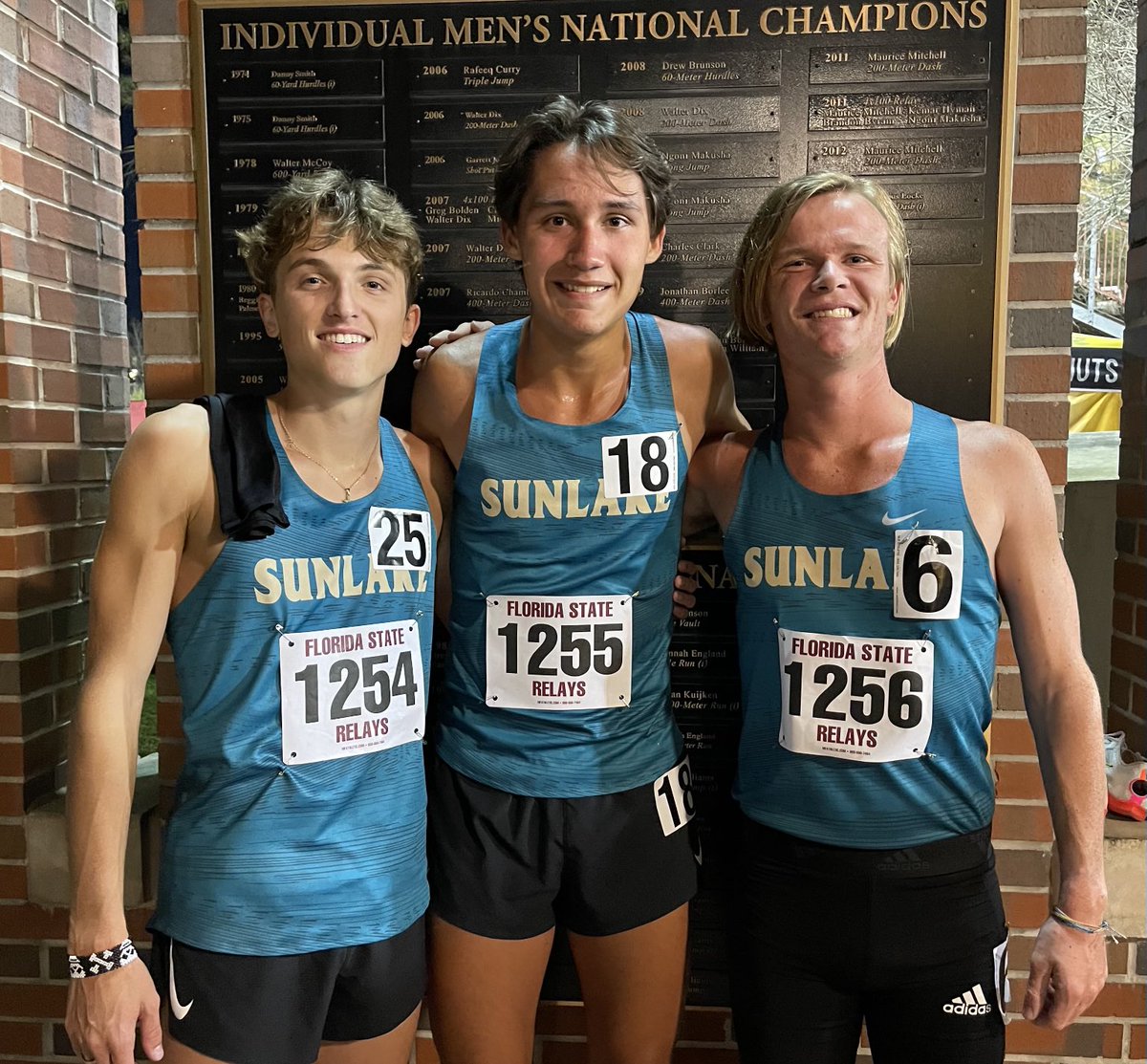 reeves_coach's tweet photo. Sunlake Distance - 3 teal boys ran 3200 tonight at FSU and each PRd - Cason 9:34, Colby 9:29 and Alex 9:15 - hard work paying off… 🤫 (more to come) https://t.co/PSZUMrFibk
