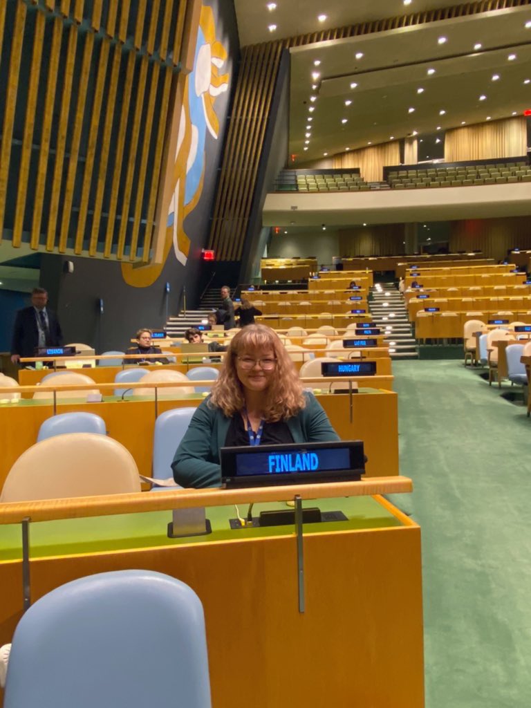 We did it - #CSW66 Agreed Conclusions have just been adopted at UNHQ!🎉🎉🎉CSW has made history by adopting conclusions making operational recommendations on a gender-responsive approach to climate crisis. #FinlandCSW