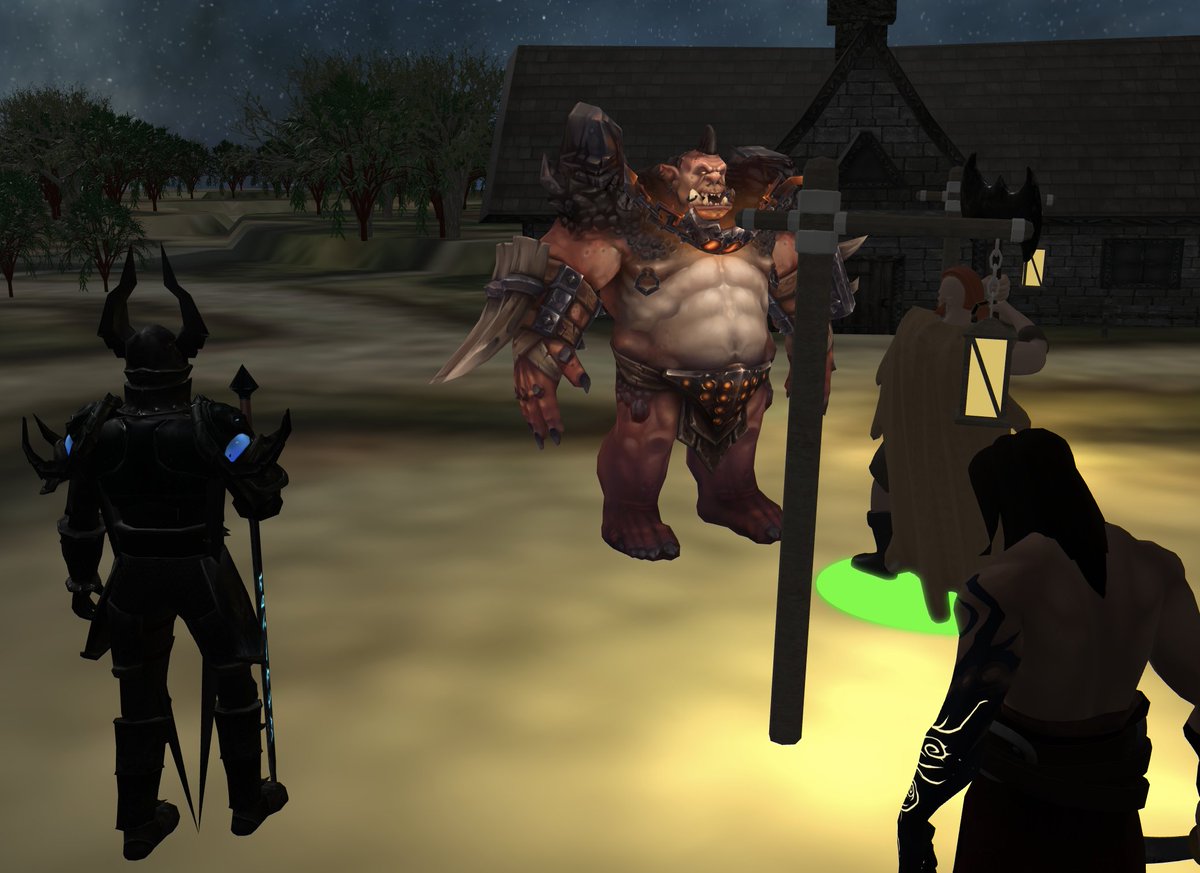 SceneGrinder's tweet photo. Ogre attack in Homlet! #3d #gamers #rpg #vtt #fantasy #scenegrinder https://t.co/DS4TA1xHtQ