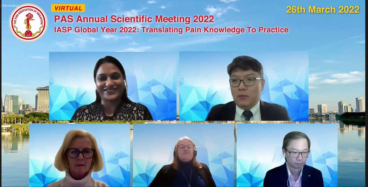 Say Yang Ong (@sayyangong) on Twitter photo Our plenary speakers, <a href="/DrPhilipPeng/">Philip Peng (彭文新)</a> , Dr Bonnie Stevens, Dr <a href="/ksluka0101/">Kathleen Sluka</a> , at Q&A for our plenary session. <a href="/PASpainsg/">Pain Association Singapore</a> #PASASM2022 Our plenary speakers, <a href="/DrPhilipPeng/">Philip Peng (彭文新)</a> , Dr Bonnie Stevens, Dr <a href="/ksluka0101/">Kathleen Sluka</a> , at Q&A for our plenary session. <a href="/PASpainsg/">Pain Association Singapore</a> #PASASM2022