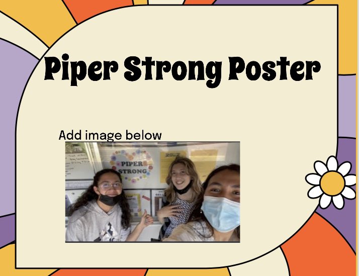 GVCougarVB's tweet photo. Some Friday fun with a scavenger hunt! Easy to find a #PiperStrong poster on campus 💜 https://t.co/SiDtq6PzTr