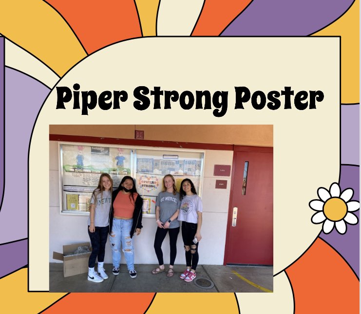 GVCougarVB's tweet photo. Some Friday fun with a scavenger hunt! Easy to find a #PiperStrong poster on campus 💜 https://t.co/SiDtq6PzTr