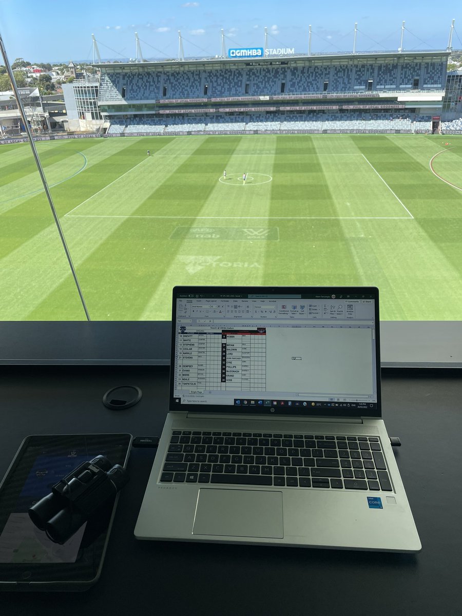 All set to call my second of four <a href="/VFL/">VFL / VFLW</a> games for the opening weekend of the new season. Looking forward to <a href="/GeelongVFL/">Geelong VFL</a> v <a href="/essendonvfl/">Essendon VFL</a> live from  GMBHA Stadium on the AFL Live App from 2pm!