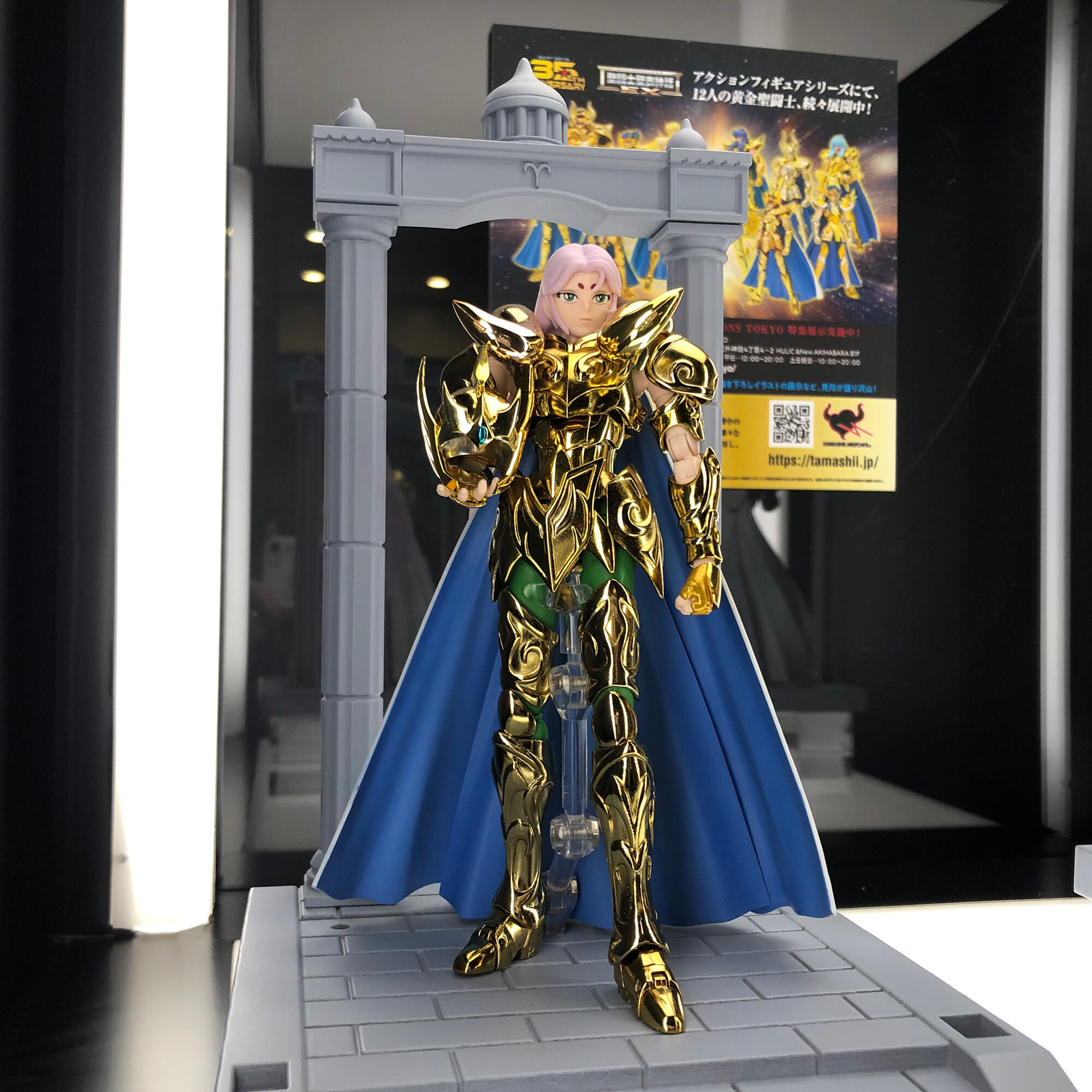 魂ネイションズ公式 魂フィ 3 26 27 Animejapan 22 開催中 東映アニメーション様の 聖闘士星矢 ブースは アニメ35周年記念の姫野美智氏描きおろし黄金聖闘士イラストが目印 3 27が誕生日の アリエスムウ そして タウラスアルデバラン