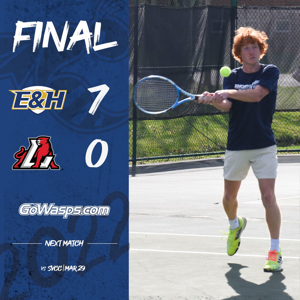 Both <a href="/ehc_tennis/">Emory & Henry Tennis</a> teams earned shutout victories against LaGrange on Friday afternoon. #GoWasps #BlueCollarGoldStandard