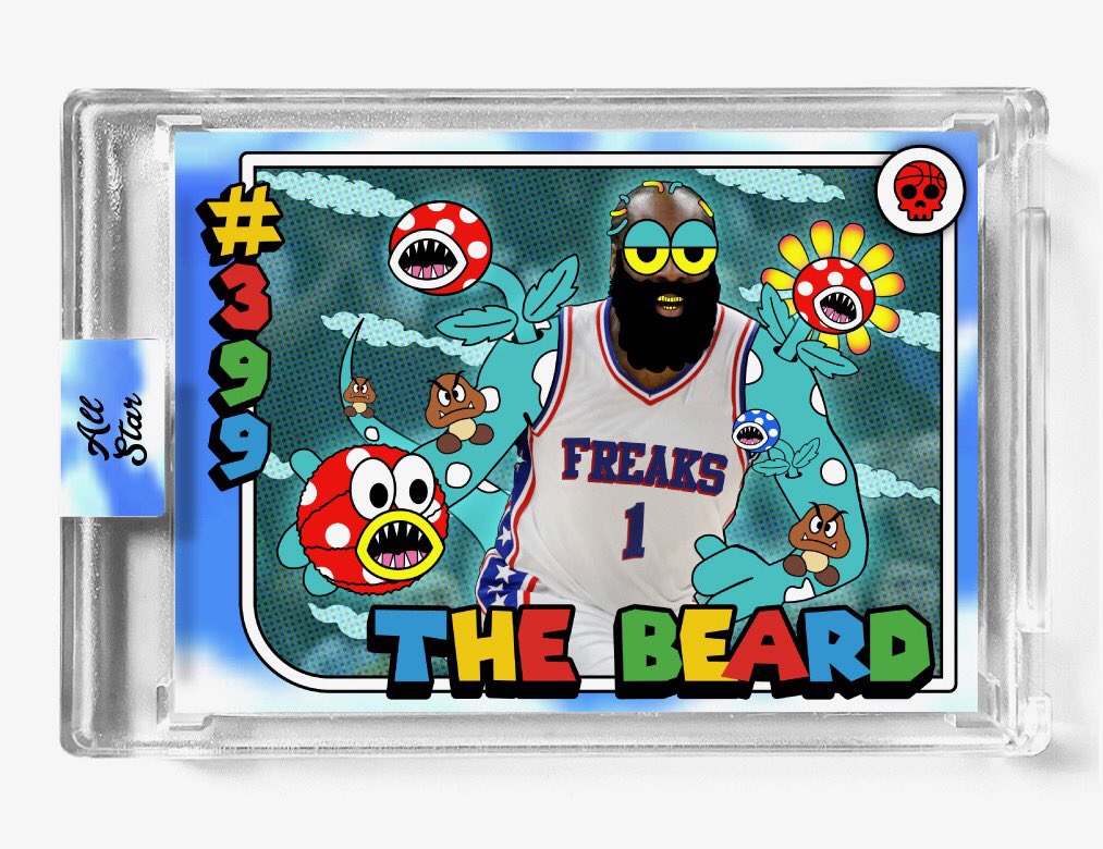 CrabyCollection's tweet photo. @JHarden13 what do you think of the new #NFT cop? 

Huge s/o to @AllStarFreaks for continuing to make incredible art! https://t.co/K6FcAOzvj5
