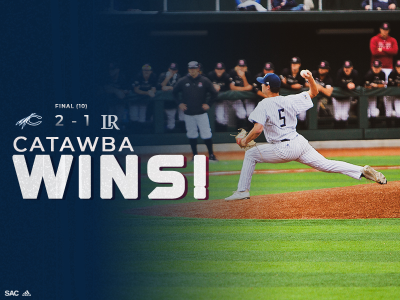 CatawbaIndians's tweet photo. Greg Brown tonight... 🤯

- 10 IP
- 10 K
- 1 R
- 3 H
- WIN

💎💎💎

Zack Miller also drove in both runs including the walk-off single in the 10th!

🔗 https://t.co/jOncOW9zcS https://t.co/9yEscItS15