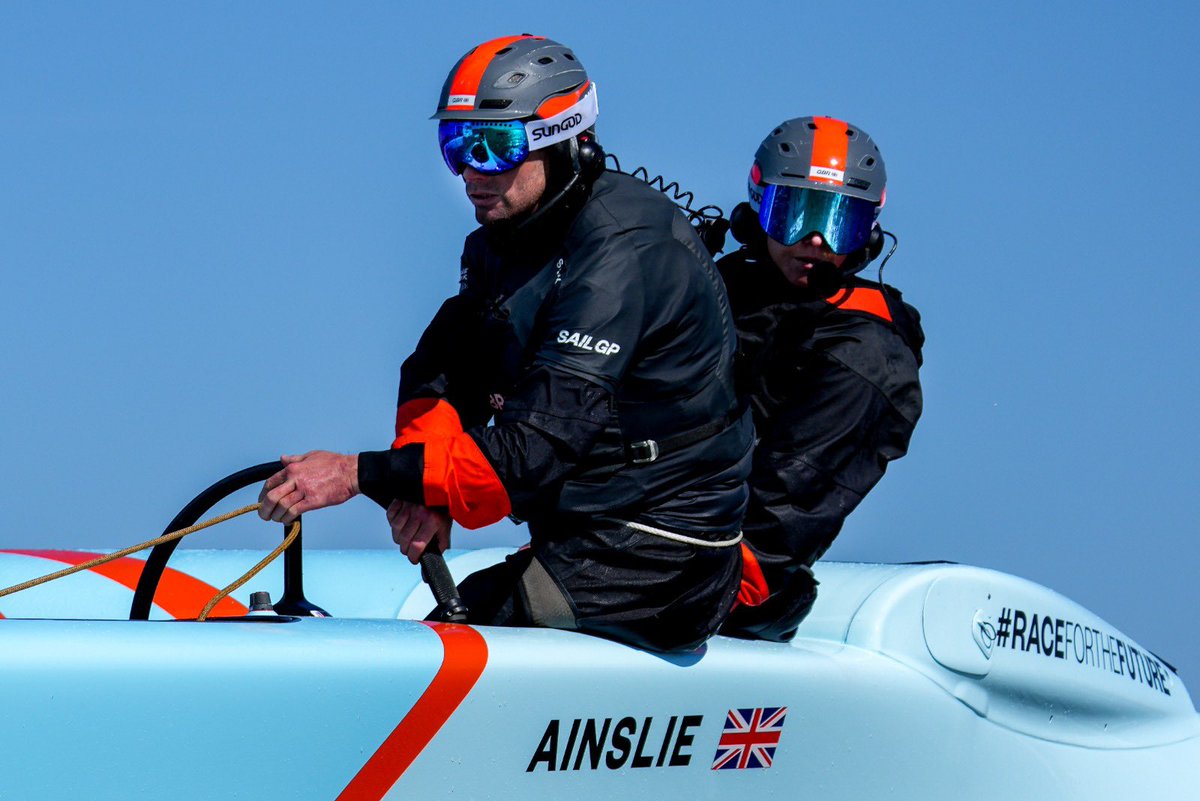 Tomorrow we race 👊🏼 Let’s go @SailGPGBR  #protectourfuture