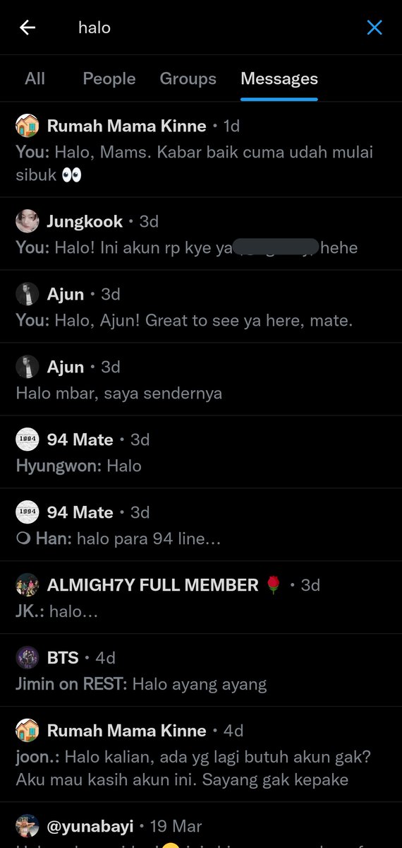 rki1ve's tweet photo. W.N

OHO. Now we can search message by words on twt. Nice upgrade 👏🏼👏🏼
This feature is useful for me who always forget things. https://t.co/H6PDGGLKhc