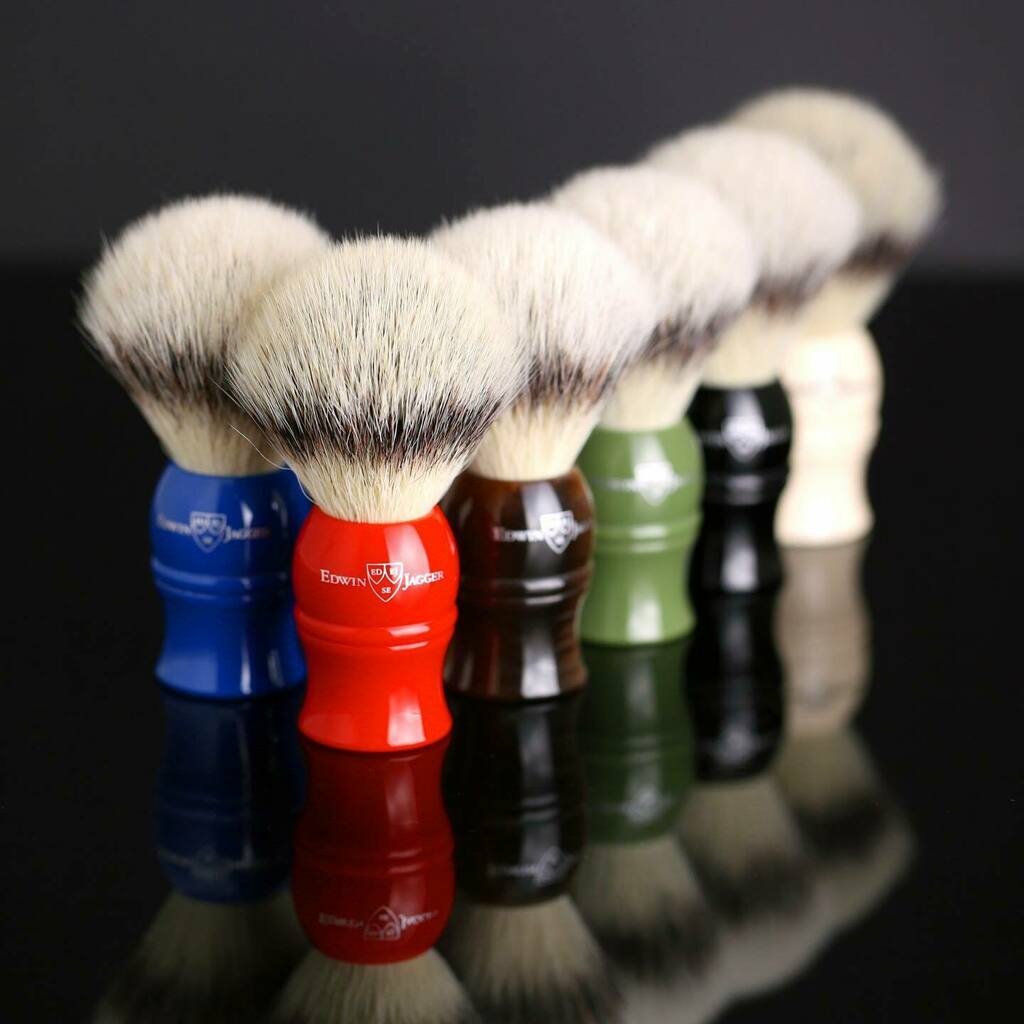 Pick a colour, join the team.

These premium, handmade, synthetic “Silver Tip” fibres shave brushes offer an alternative to natural badger hair.

Each brush can retain optimum amounts of warm water to create a rich, luxurious shaving cream or soap lather… https://t.co/mvaEdIl02L https://t.co/l7Vpx16IBb