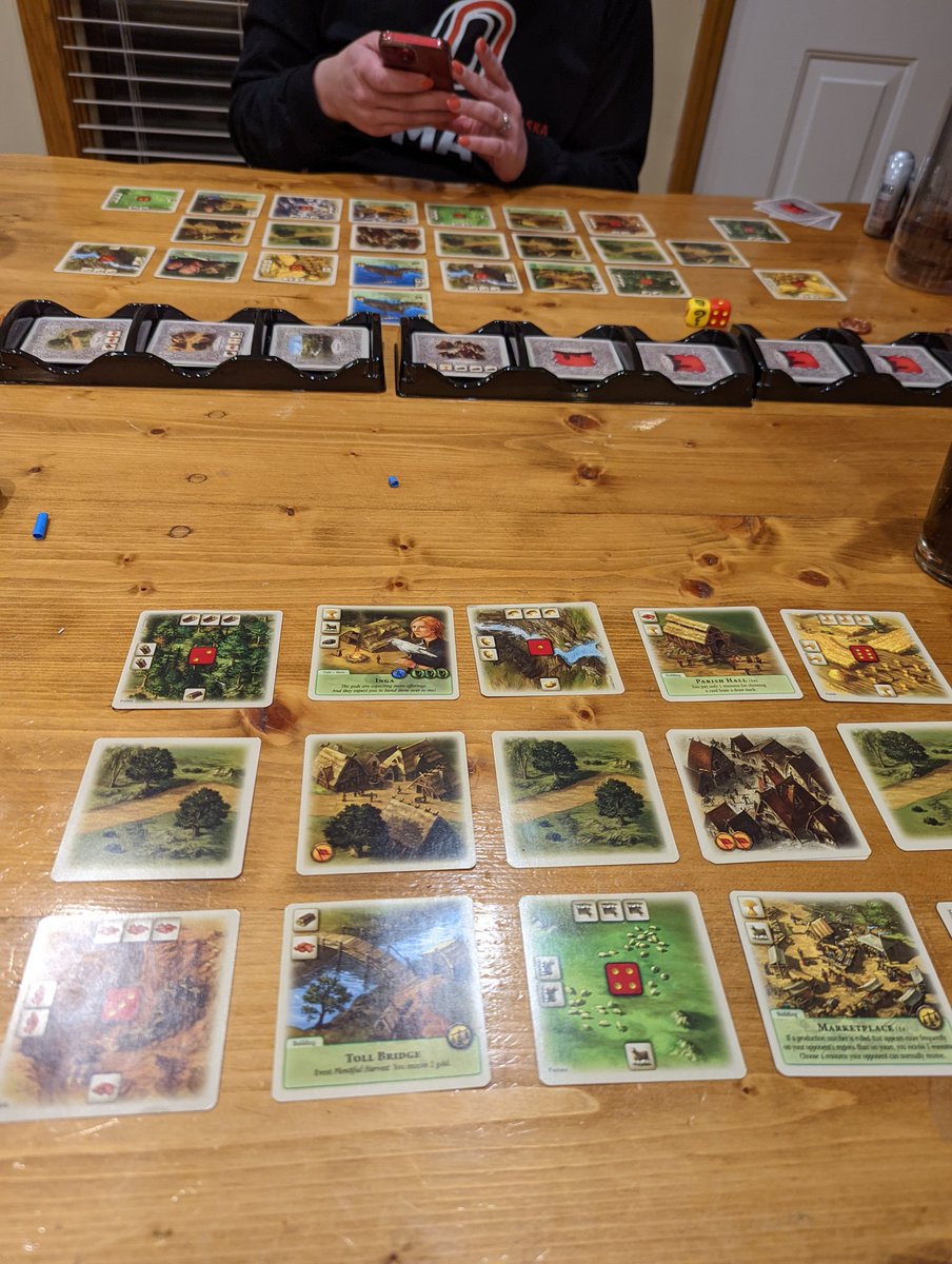 McqueenMike's tweet photo. It's 10:00 on a Friday, the kid is asleep, we're both sober, and in a heated battle for Catan. Life is way different in our 30s.... https://t.co/fj7fQfNFlG