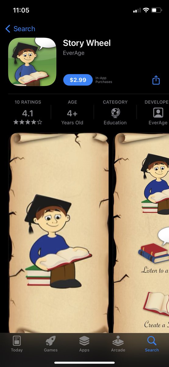 mrscarr2022's tweet photo. For my digital writing resource, I found this app (Story Wheel). This is aimed for pre-writers. They spin the wheel and record their voice telling a story from the pictures. I think you could eventually turn this into spinning the wheel, then actually writing.  #read6252 https://t.co/wHKKLfOkrJ