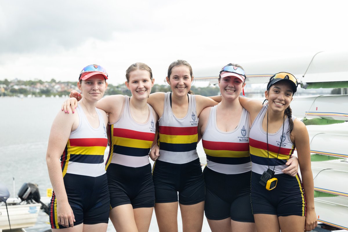 StCatherinesSyd's tweet photo. Congratulations to Jade Leslie, Sophie Foster, Sophia Mullan, Emma Hartwig, Bianca Rupnik Williams, Ruby Smith, Annabel Crabb, Meg O'Connor and Jasmine Abela, who won a bronze medal in the Year 10, 8 at Head of the River. https://t.co/rEfHC3JYyP