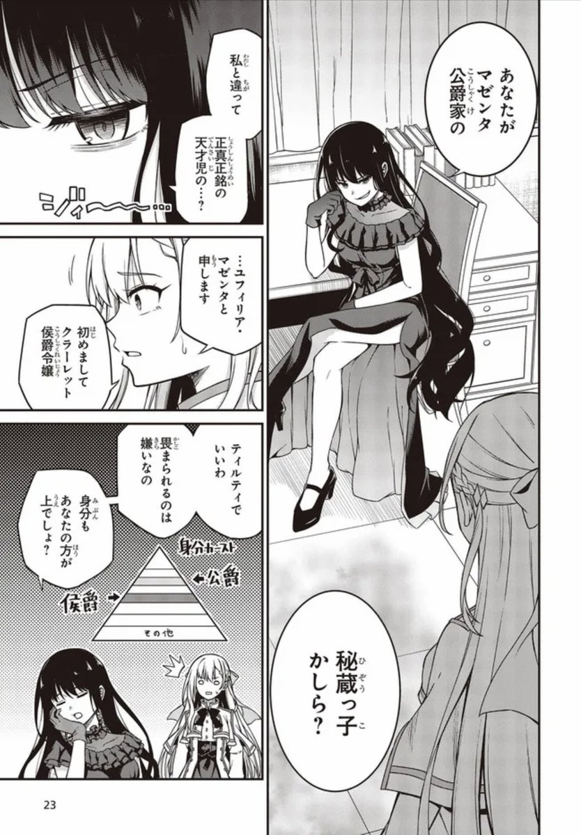 コミカライズ版転生王女と天才令嬢の魔法革命18話③が更新です!
陰湿ジメジメキノコ令嬢ティルティと頭のネジ飛び王女アニス。二人そろえば何も起きないはずもなく…#転天

■ニコニコ
https://t.co/o89nCkMZ19
■CW
https://t.co/Cx2P8PU3Jc

■第3巻好評発売中!
https://t.co/5N0tZRTGcv 