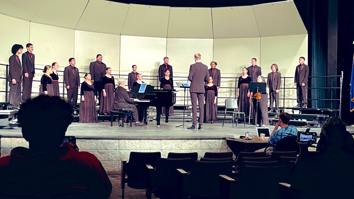 Bravo to the <a href="/eldorado_choir/">Eldorado Choir</a> madrigals for an amazing festival performance tonight!  Thank you <a href="/EldoHSOrchestra/">Eldorado Orchestra</a>  Ms Chun for lending your talents to this amazing group! <a href="/EHS_SparkyPride/">Eldorado Sundevils</a> #EHSOurSchoolOurJourney ❤️💛