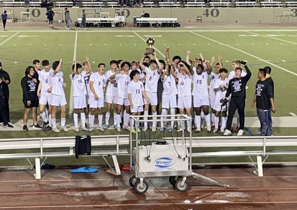 Great win tonight for the boys. First Playoff game in school history, first playoff win in school history. #HungryHumble #FalconFlex