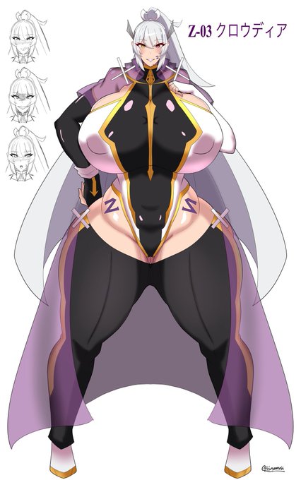 ラスオリ公募展に応募した創作バイオロイド クロウディアさん 