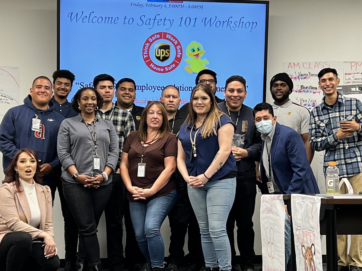 Cesar Arambula (@cesar_arambula_) on Twitter photo Another great Safety 101 training session with our FSTS students!@Cesar_Arambula_ <a href="/HealthSafety247/">Jesse Marron</a> <a href="/melirere/">Melinda Herrera</a> <a href="/UPSKris/">Kris Wilson</a> <a href="/RathboneKellie/">Kellie Rathbone</a> <a href="/LouisTovalin/">Louis Tovalin</a> <a href="/audreyvb3/">Audrey VandenBosch @SafetySupervisor</a> <a href="/jpaloupsair/">John Palo</a> @_Tyler_Anne_ Another great Safety 101 training session with our FSTS students!@Cesar_Arambula_ <a href="/HealthSafety247/">Jesse Marron</a> <a href="/melirere/">Melinda Herrera</a> <a href="/UPSKris/">Kris Wilson</a> <a href="/RathboneKellie/">Kellie Rathbone</a> <a href="/LouisTovalin/">Louis Tovalin</a> <a href="/audreyvb3/">Audrey VandenBosch @SafetySupervisor</a> <a href="/jpaloupsair/">John Palo</a> @_Tyler_Anne_