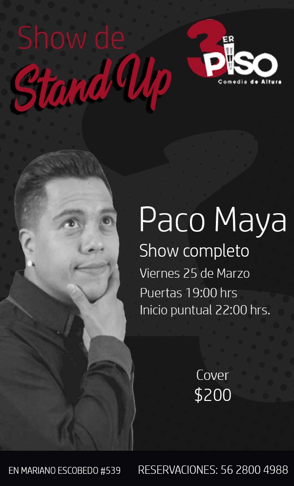 Gracias totales...
Felicidades <a href="/paquito_maya/">Paco Maya</a> y <a href="/VillitaComedy/">Edgar Villa</a>
SOLD OUT!!!!