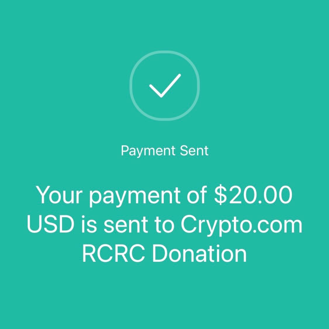 cryptocom's tweet photo. To donate using crypto:
⚡️ Tap on 'Donate with crypto'
💲 Choose an amount
👆 Tap on 'Continue on https://t.co/vCNztATSCO Pay'
📲 Complete your donation on the https://t.co/vCNztATSCO App https://t.co/ymWmojTWti