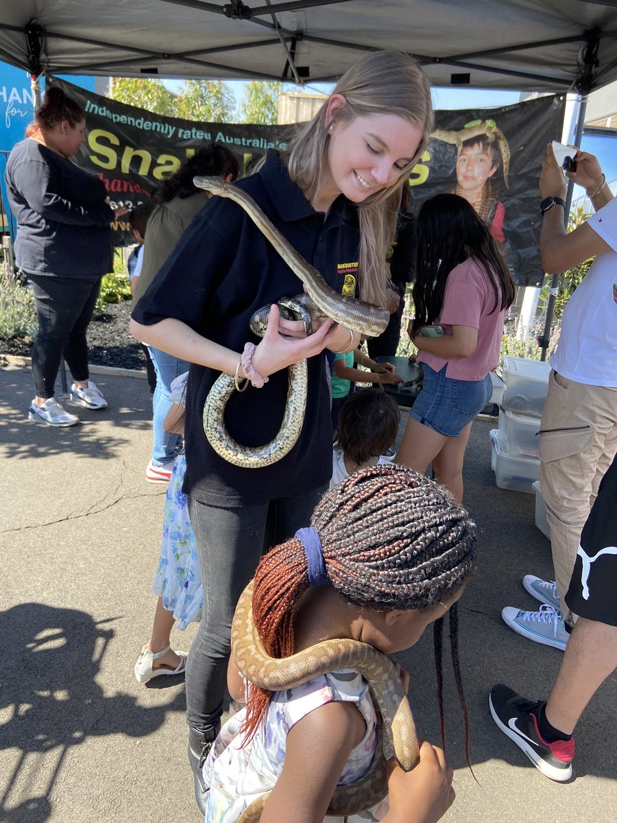 sfrb12's tweet photo. Thanks #alamora and #snakebusters for organising a fun event #event #tarneit https://t.co/FH4yId5jf6