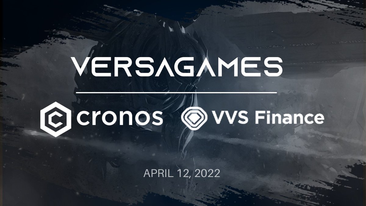 📣 We are excited to announce our partnership with <a href="/VVS_finance/">VVS-Finance</a>, the leading DEX on <a href="/cronosapp/"></a> to kick off our IDO!

We are excited to be the first gaming platform on Cronos, and are eager to help top tier games launch on VVS in the very near future!
🔗 medium.com/@VersaGames/b4…