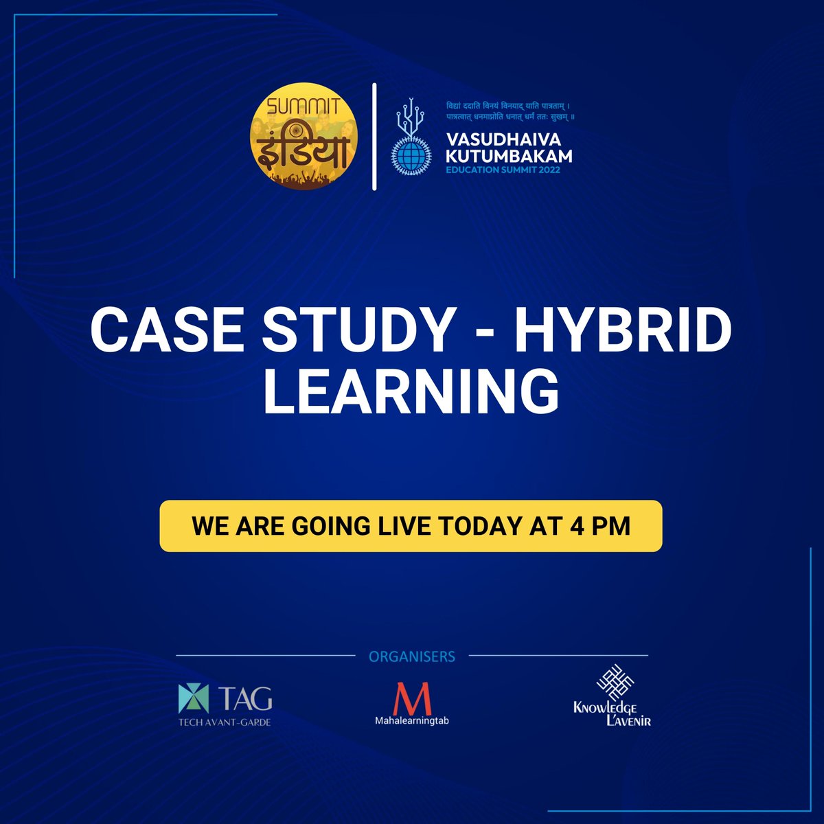 _TechAvantGarde's tweet photo. Don't miss this opportunity. Register now &amp; join us live

Register now for the summit: https://t.co/wN4WS0hQG5

#summitindia #EducationSummit #educationsummit2022 #edusummit #NationalEducationalPolicy #nationaleducationpolicy2020 #educationpolicy2020 #VashudhaviaKutumbakam https://t.co/tcjM23NSJJ