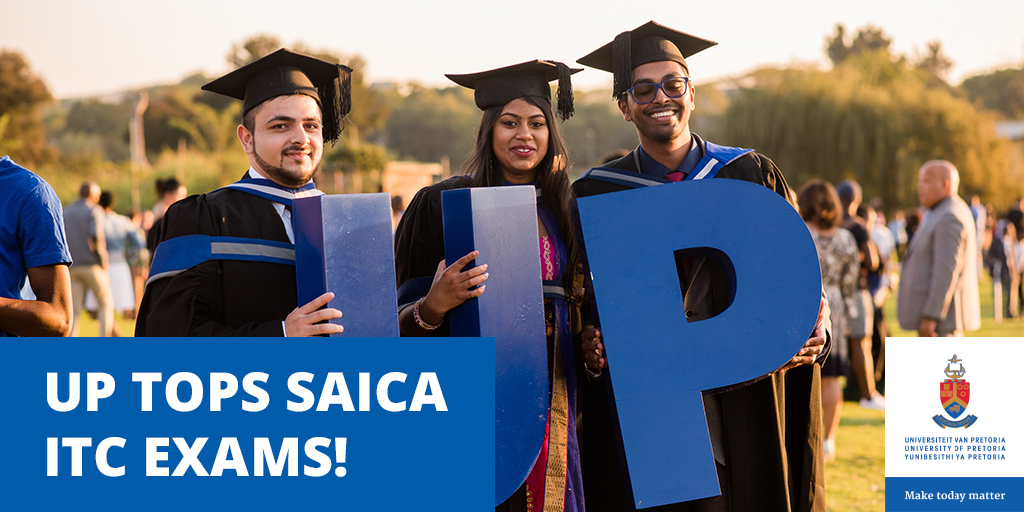 UPTuks's tweet photo. TOP STUDENTS: “We pride ourselves in the quality of graduates that we produce. These excellent results attest to the quality of our teaching &amp; learning,” said EMS Dean Prof Margaret Chitiga-Mabugu, as UP celebrates a 99,4% pass rate in the 2022 SAICA ITC: https://t.co/byv5pEtV0f https://t.co/ZUg2WD0Szz