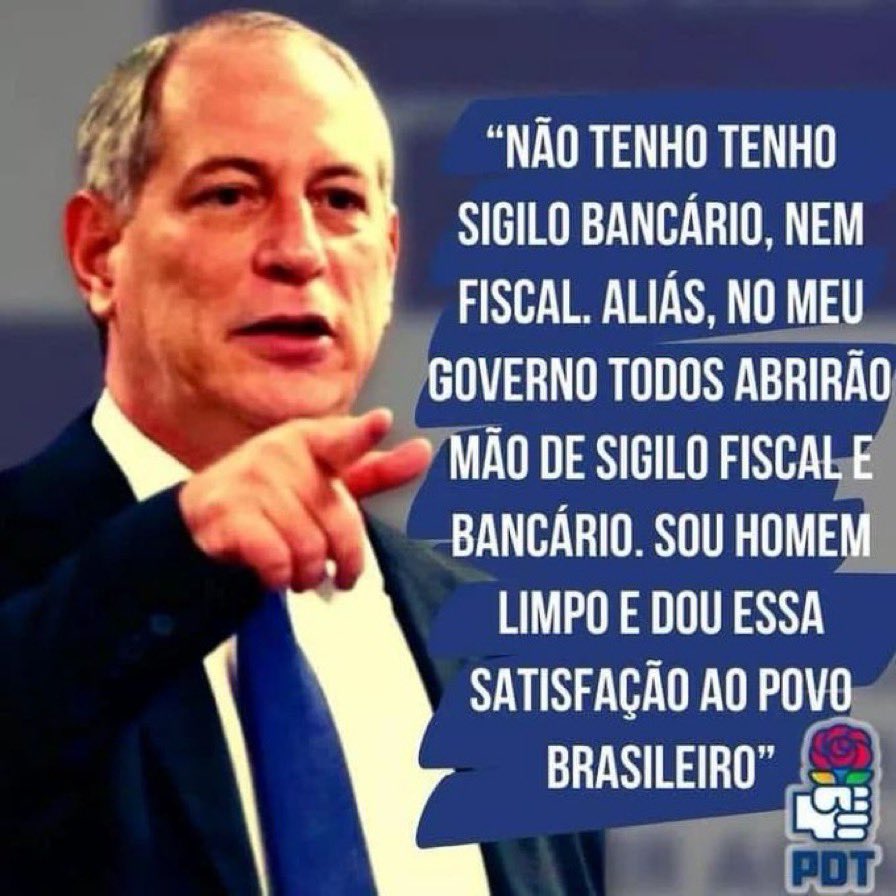 ESeCiroFossePr1's tweet photo. @LaMaestrini É sobre isso tb! Ciro Gomes! 👏😄🌹 https://t.co/xBsFbACQGT