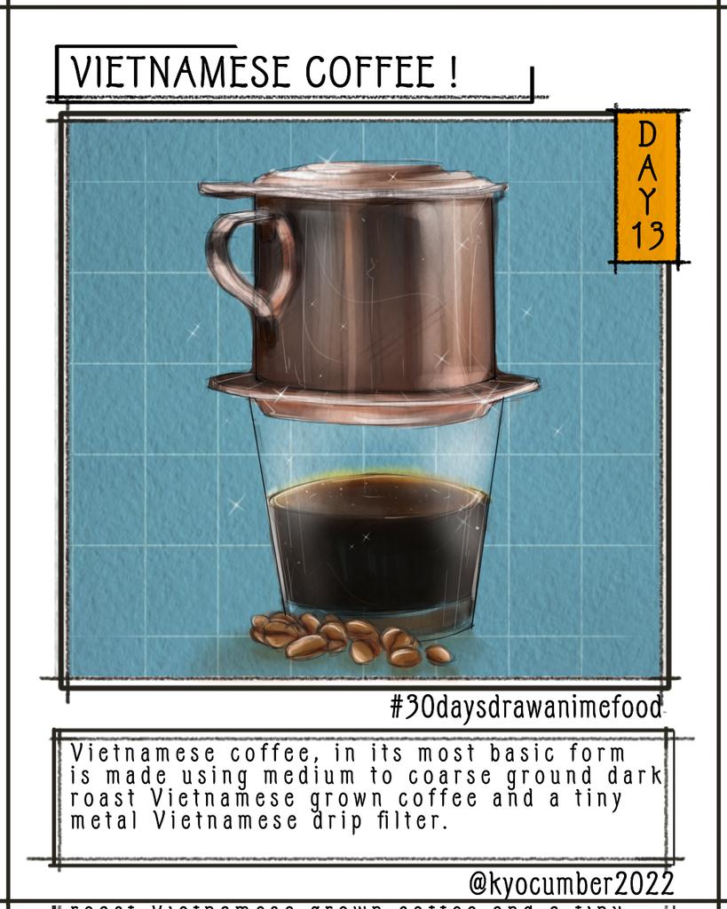 qewmarie's tweet photo. DAY 13🍴
VIETNAMESE COFFEE !"

#cardseries 
#vietnamesecoffee 
#artph #artmoots https://t.co/rH3Tdo4aBP