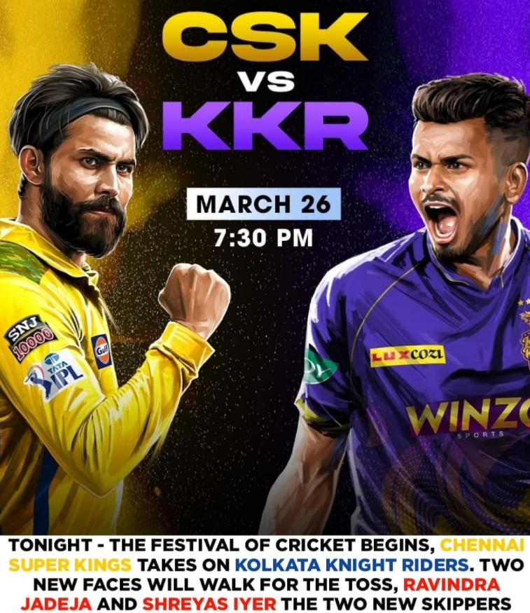 MostPlayApp's tweet photo. 𝗧𝗛𝗘 𝗪𝗔𝗜𝗧 𝗜𝗦 𝗢𝗩𝗘𝗥! 🤩
The Indian T20 league begins tonight! Who will kickstart their campaign with a win? 🤔
➡️Predict on https://t.co/IQAAjO7itR and WIN BIG this T20 season!💰#CSKvsKKR  #shreyasiyer #TataIPL2022 #chennaisuperkings #kolkataknightriders #ICCWIN #iccwin https://t.co/UilGpj95DZ