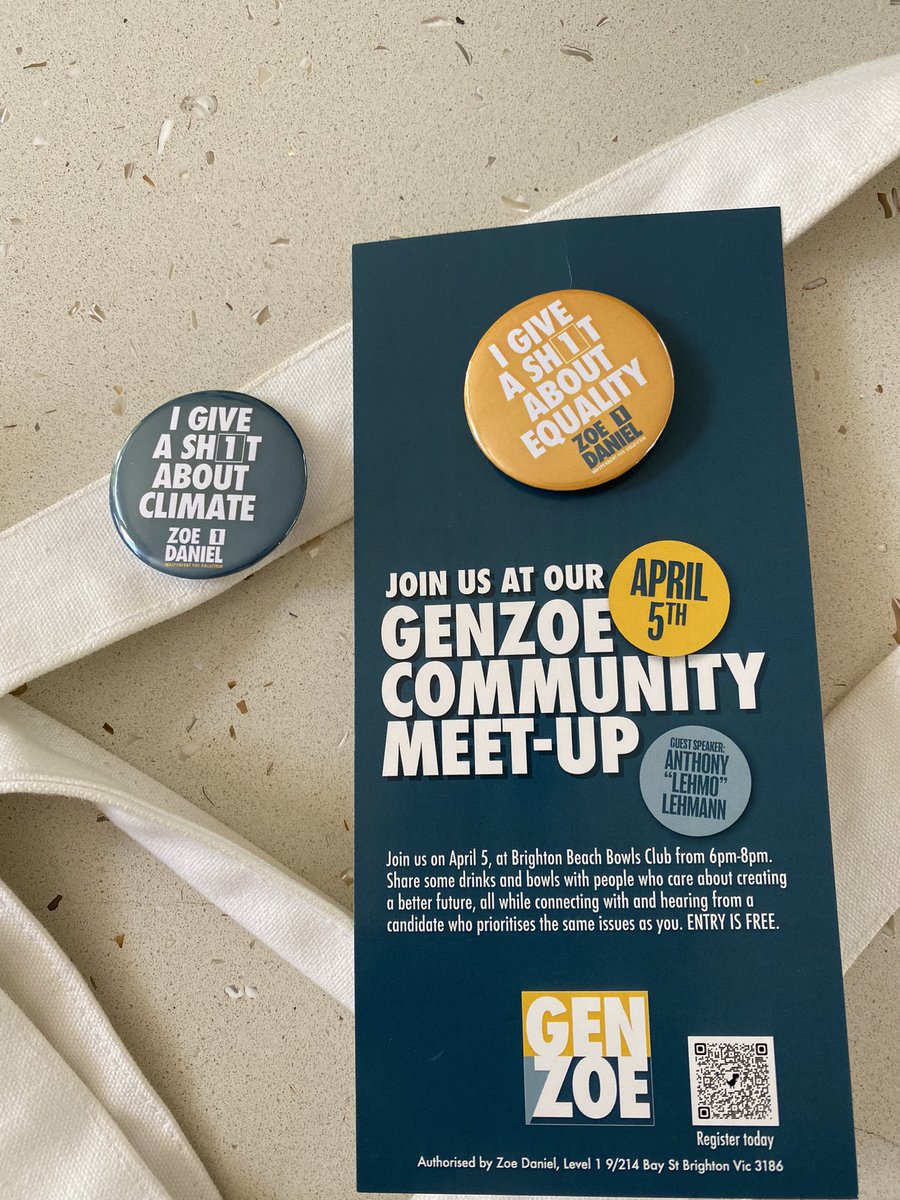 Goldstein friends, get your young people to register for our youth meet up on April 5 genzoe.com.au ❤️