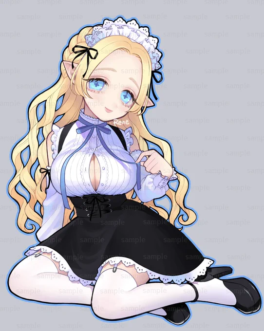 福岡にある異世界転生BAR エンカウント(  )様のイメージキャライラストを担当させて頂きました 