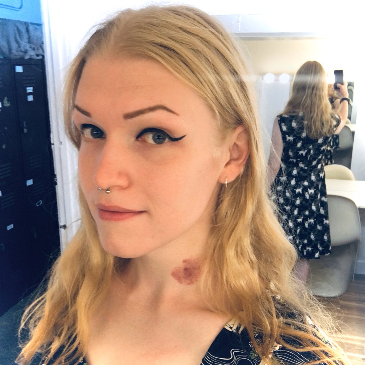 TransFrances's tweet photo. Showing up to @ClubPleasureAus with fresh hickeys from @TheRiverStyx2❤️ We're kinky girls can you blame us?😉 Come see for yourself, here tonight till late! https://t.co/rK80b068z1