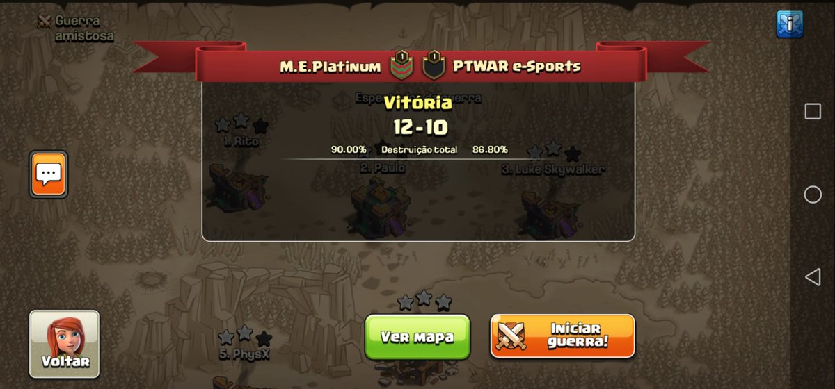 As nossas Equipas foram a jogo e trouxeram a Vitória 🔥🔥💪
#CarnageCup
⭐⭐⭐ <a href="/FlavioStunes/">Flávio</a>
⭐⭐⭐ <a href="/destruidor/">destruidor</a>
⭐⭐⭐ <a href="/Nuno21645012/">Nuno</a>

#Blietzkrigesl
⭐⭐⭐ #Paulo
⭐⭐⭐ <a href="/Rui24/">Rui Brito</a>

Vamos Malta 💪💪🙌